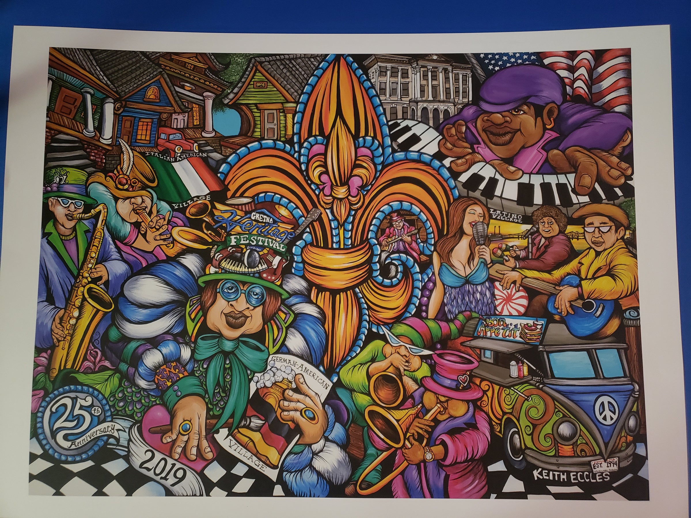 25th Anniversary Gretna Heritage Festival Print | Keith